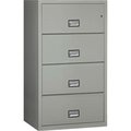 Phoenix Safe International Phoenix Safe Lateral 31" 4-Drawer Fire and Water Resistant File Cabinet, Light Gray - LAT4W31LG LAT4W31LG